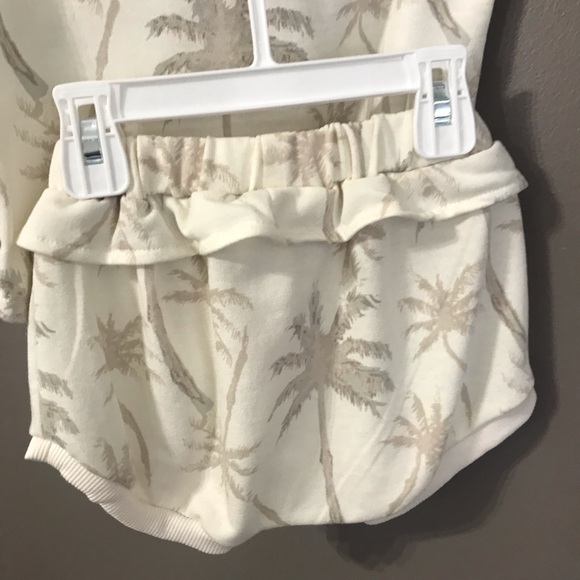 Jessica Simpson baby 24 months cream palms 3 piece outfit - Picture 11 of 13